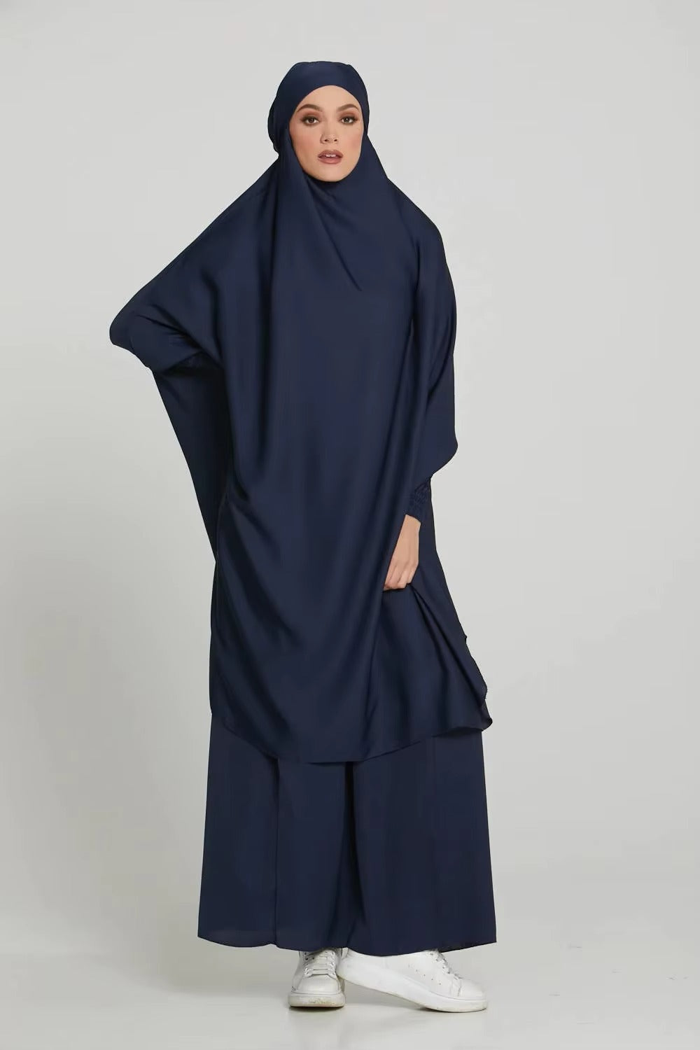 Muslim modest afghani burkha muslim abayas fashionable khimar hijab pocket printed abaya dress