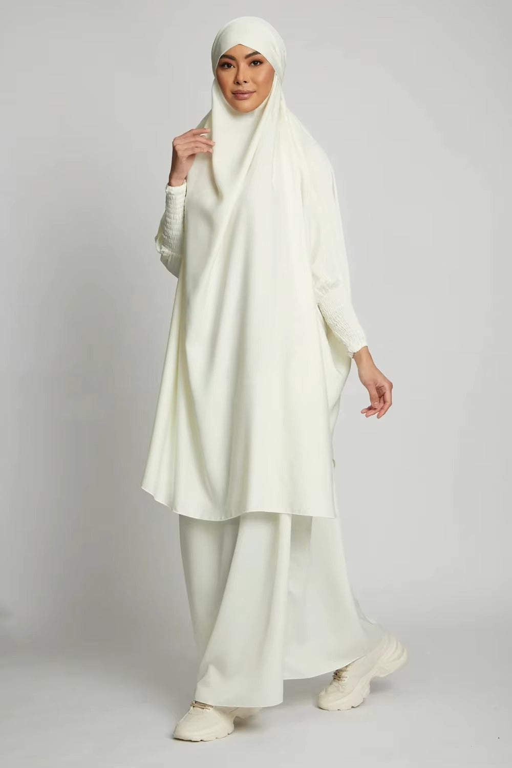 Muslim modest afghani burkha muslim abayas fashionable khimar hijab pocket printed abaya dress