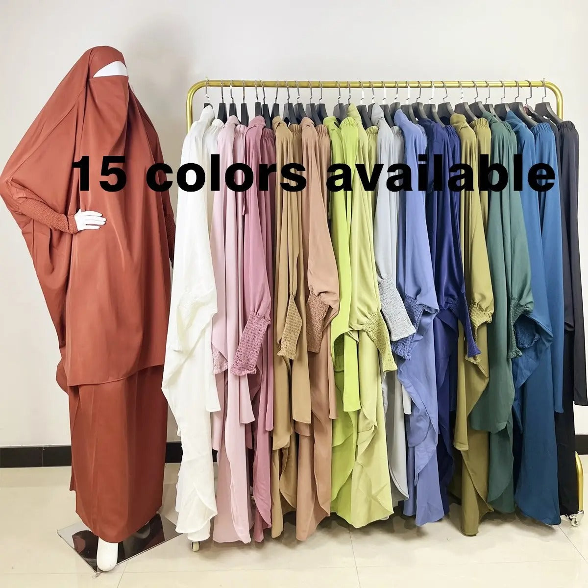 Muslim modest afghani burkha muslim abayas fashionable khimar hijab pocket printed abaya dress