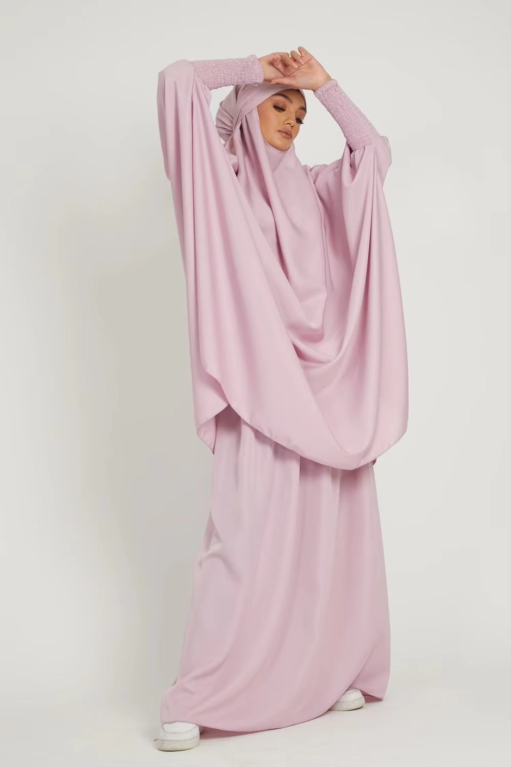 Muslim modest afghani burkha muslim abayas fashionable khimar hijab pocket printed abaya dress