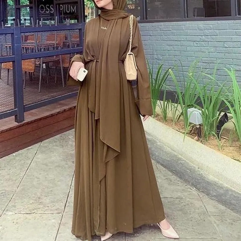 Islamic Muslim Women Clothing Modest Fashion High Quality Chiffon Abaya