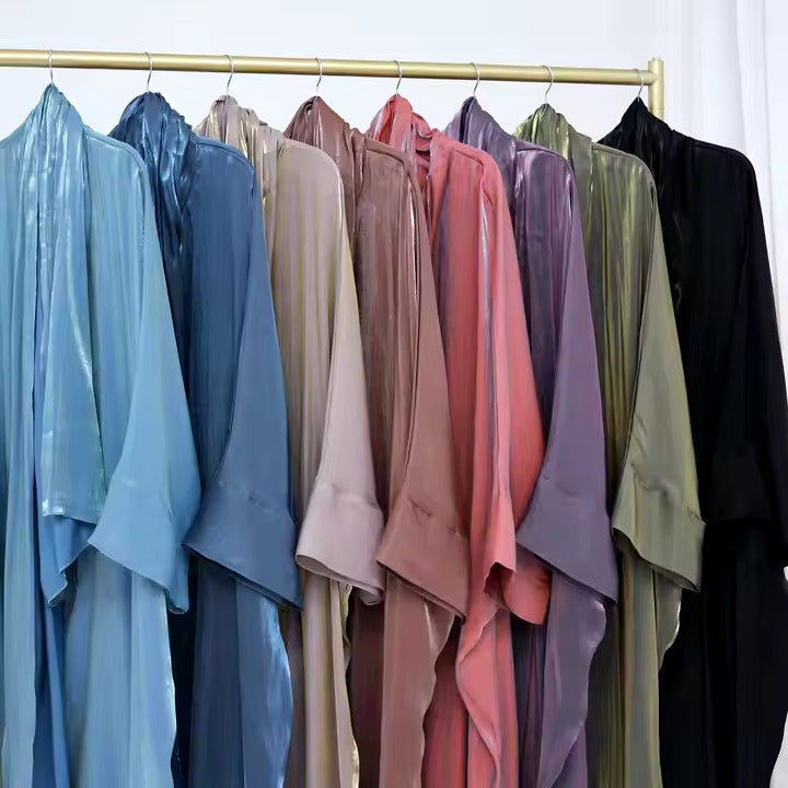 Middle East Elegant Muslim Modest Dress for Women Arab Hijab Abaya Dubai Luxury Islamic Clothing Kebaya Kaftan Turkey Abaya