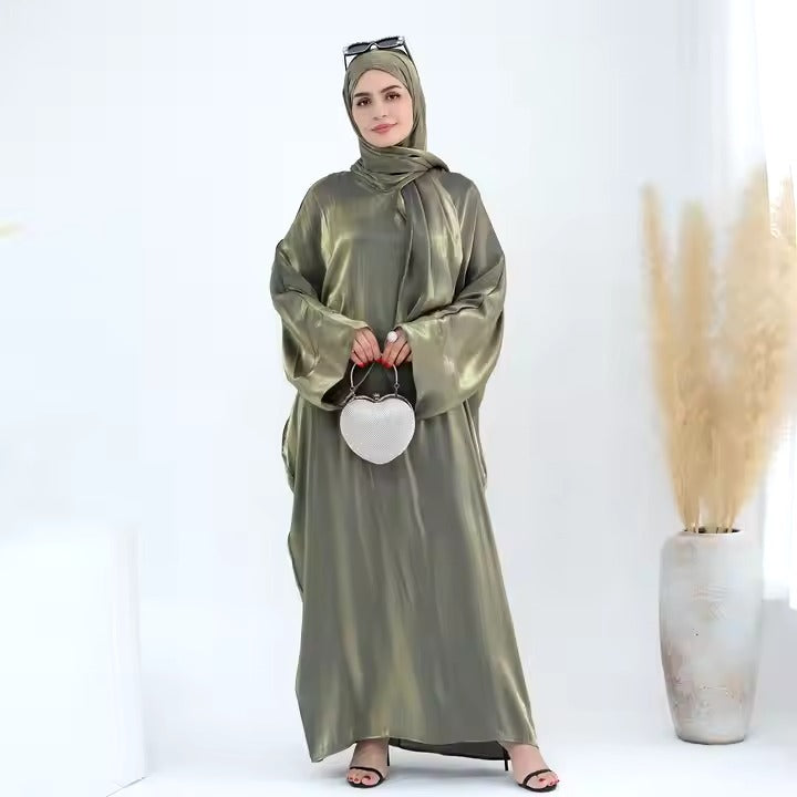 Middle East Elegant Muslim Modest Dress for Women Arab Hijab Abaya Dubai Luxury Islamic Clothing Kebaya Kaftan Turkey Abaya