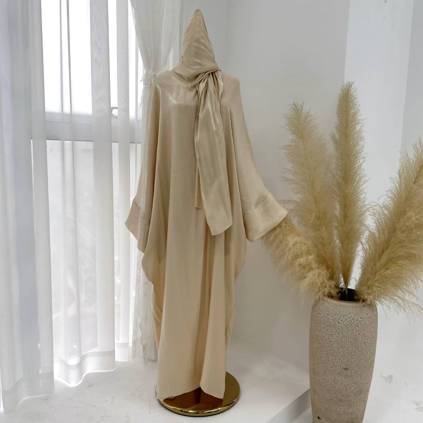 Middle East Elegant Muslim Modest Dress for Women Arab Hijab Abaya Dubai Luxury Islamic Clothing Kebaya Kaftan Turkey Abaya
