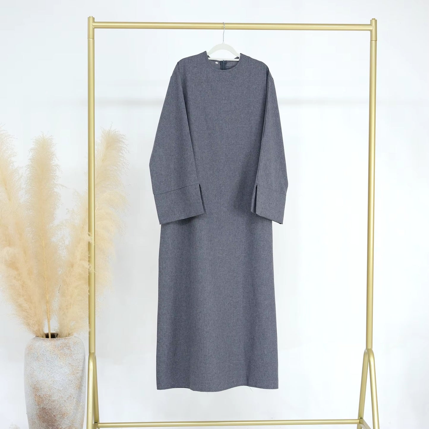 Casual Linen Abaya Solid Color Fancy Girl Abaya Winter Abaya Dress Muslim Kebaya Kaftan Turkey Eid 2025 Dress Islamic Clothing