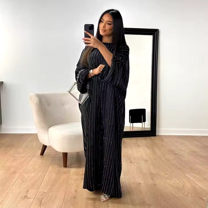 Satin Batwing Abaya Dubai Luxury Elegant Muslim Kaftan Dress Abayas For Women Kebaya Robe Femme Modest Abaya Dress