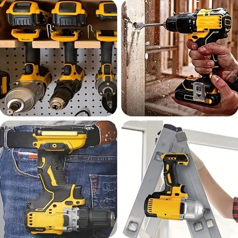 Durable Stainless Steel Drill Belt Hooks for Power Tool Users
